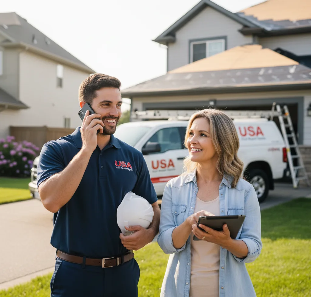 USA Roof Repair Experts customer support in Plainfield